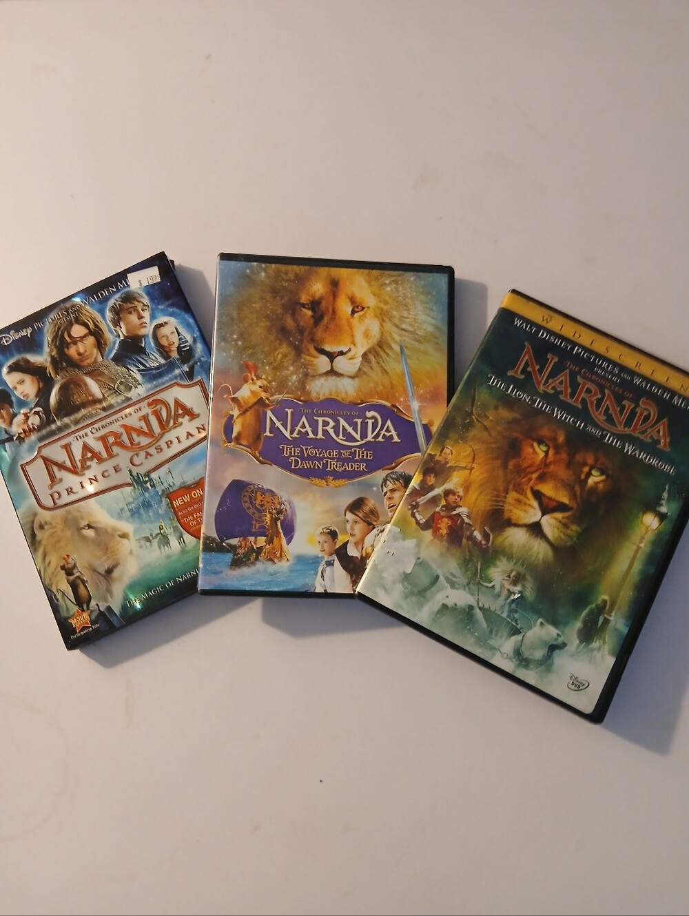 Disney The Chronicles of Narnia DVD Set - Gold, Green, Blue Covers